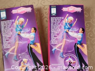 MaxSold Auction: Lot of two Barbies. Vintage Mattel Olympic Skater Ken & Barbie 1998 Team Nagano, Japan - Ajax (Ontario, Canada) SELLER MANAGED Estate Sale Online Auction - Billingsgate Crescent