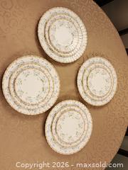 MaxSold Auction: Mikasa Petite Bone French Violets Bone China 12-Piece Set - Ajax (Ontario, Canada) SELLER MANAGED Estate Sale Online Auction - Billingsgate Crescent