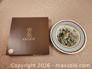 MaxSold Auction: Robin Plate Kaiser Germany Pavillon Motiv B with Box - Ajax (Ontario, Canada) SELLER MANAGED Estate Sale Online Auction - Billingsgate Crescent