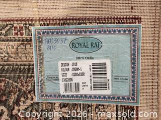 MaxSold Auction: Royal Raj Cream/Ivory Traditional Area Rug Carpet 6'7" x 9'10" - Ajax (Ontario, Canada) SELLER MANAGED Estate Sale Online Auction - Billingsgate Crescent