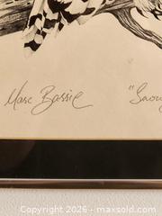 MaxSold Auction: Snowy Owl Print 40/100 by Marc Barrie - Signed - Frame 10.75" x 14"T  - Ajax (Ontario, Canada) SELLER MANAGED Estate Sale Online Auction - Billingsgate Crescent