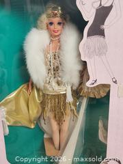 MaxSold Auction: The Great Era's Collection 1920's Flapper Barbie in original box. Released 1993 - Ajax (Ontario, Canada) SELLER MANAGED Estate Sale Online Auction - Billingsgate Crescent
