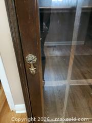 MaxSold Auction: Traditional China Cabinet with 3 Interior Shelves, No Key - Ajax (Ontario, Canada) SELLER MANAGED Estate Sale Online Auction - Billingsgate Crescent