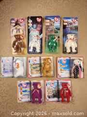 MaxSold Auction: Ty International Bears Lot of 9 Collectible Plush Beanie Bears - Ajax (Ontario, Canada) SELLER MANAGED Estate Sale Online Auction - Billingsgate Crescent