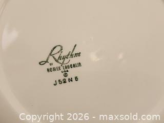 MaxSold Auction: Vintage 1950's Dish Set Homer Laughlin Rhythm Pink Magnolia Pattern - 39 pieces - Ajax (Ontario, Canada) SELLER MANAGED Estate Sale Online Auction - Billingsgate Crescent