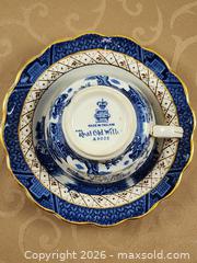 MaxSold Auction: Vintage Booths England Real Old Willow A8025 cup & saucer set with gold trim - Ajax (Ontario, Canada) SELLER MANAGED Estate Sale Online Auction - Billingsgate Crescent