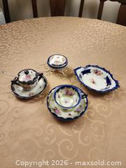 MaxSold Auction: Vintage Japanese Porcelain Miniature Trinket & Tea Set, Cobalt Blue Floral - Ajax (Ontario, Canada) SELLER MANAGED Estate Sale Online Auction - Billingsgate Crescent