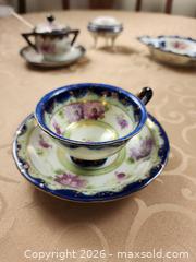 MaxSold Auction: Vintage Japanese Porcelain Miniature Trinket & Tea Set, Cobalt Blue Floral - Ajax (Ontario, Canada) SELLER MANAGED Estate Sale Online Auction - Billingsgate Crescent