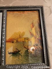 MaxSold Auction: Vintage Tri-Panel Wall Mirror with Venetian Scene Side Prints - Ajax (Ontario, Canada) SELLER MANAGED Estate Sale Online Auction - Billingsgate Crescent