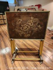 MaxSold Auction: Vintage TV Trays set of 4 with stand  - Ajax (Ontario, Canada) SELLER MANAGED Estate Sale Online Auction - Billingsgate Crescent