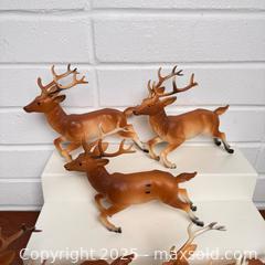 MaxSold Auction: 7 Vintage Plastic Reindeer  - Toronto (Ontario, Canada) SELLER MANAGED Reseller Online Auction - Eastpark Boulevard