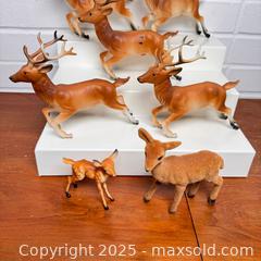 MaxSold Auction: 7 Vintage Plastic Reindeer  - Toronto (Ontario, Canada) SELLER MANAGED Reseller Online Auction - Eastpark Boulevard