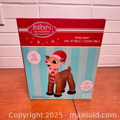 MaxSold Auction: Rudolph Inflatable Christmas Decor - Toronto (Ontario, Canada) SELLER MANAGED Reseller Online Auction - Eastpark Boulevard