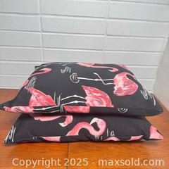 MaxSold Auction: Set of Flamingo Pillows - Toronto (Ontario, Canada) SELLER MANAGED Reseller Online Auction - Eastpark Boulevard