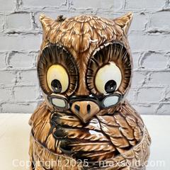 MaxSold Auction: Vintage Wise Old Owl Cookie Jar - Toronto (Ontario, Canada) SELLER MANAGED Reseller Online Auction - Eastpark Boulevard