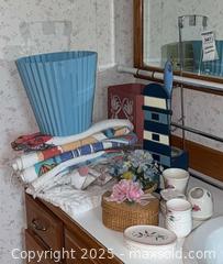 MaxSold Auction: Bathroom Accessories & Linens Lot: Ceramics, Towels - Randolph (Massachusetts, USA) PARTNER MANAGED Estate Sale Online Auction - Chestnut Street