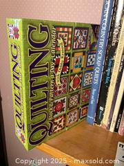 MaxSold Auction: Large Lot of Quilting Books & Pattern Booklets (80–100, English) - Randolph (Massachusetts, USA) PARTNER MANAGED Estate Sale Online Auction - Chestnut Street