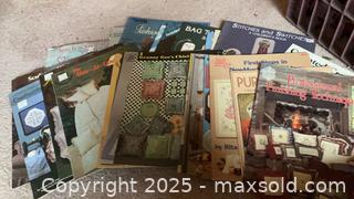 MaxSold Auction: Lot of Vintage Craft Pattern Booklets/Leaflets, 40–50, 1980s–90s - Randolph (Massachusetts, USA) PARTNER MANAGED Estate Sale Online Auction - Chestnut Street