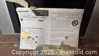 MaxSold Auction: Sharp LC-13SH6U 13 in LCD EDTV - Randolph (Massachusetts, USA) PARTNER MANAGED Estate Sale Online Auction - Chestnut Street