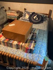 MaxSold Auction: Twin Jenny Lind Wooden Bed Frame with Headboard, Footboard, Rails - Randolph (Massachusetts, USA) PARTNER MANAGED Estate Sale Online Auction - Chestnut Street