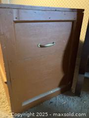 MaxSold Auction: Wooden Painted Storage Chest/Trunk, Brown, 26x20x24 in - Randolph (Massachusetts, USA) PARTNER MANAGED Estate Sale Online Auction - Chestnut Street