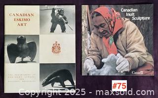MaxSold Auction: 2 books - &#34;Canadian Eskimo Art&#34; &#38; &#34;Canadian Inuit Sculpture&#34; - Toronto (Ontario, Canada) PARTNER MANAGED Estate Sale Online Auction - Industrial Street