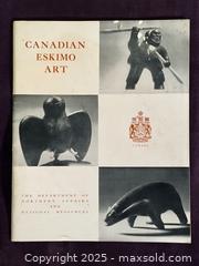 MaxSold Auction: 2 books - &#34;Canadian Eskimo Art&#34; &#38; &#34;Canadian Inuit Sculpture&#34; - Toronto (Ontario, Canada) PARTNER MANAGED Estate Sale Online Auction - Industrial Street