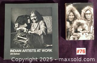 MaxSold Auction: 2 books - &#34;INDIAN ARTISTS AT WORK&#34; (signed copy) &#38; &#34;NATIVE FAMILY&#34; (first edition) - Toronto (Ontario, Canada) PARTNER MANAGED Estate Sale Online Auction - Industrial Street