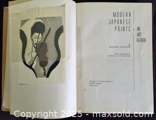 MaxSold Auction: 2 books - "MODERN JAPANESE PRINTS" 1956 / "JAPANESE BRUSH PAINTING" 1959 - Toronto (Ontario, Canada) PARTNER MANAGED Estate Sale Online Auction - Industrial Street