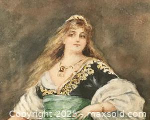 MaxSold Auction: antique ART NOUVEAU WATERCOLOUR c.1900 (signed) - Toronto (Ontario, Canada) PARTNER MANAGED Estate Sale Online Auction - Industrial Street