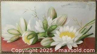 MaxSold Auction: antique REVERSE PAINTING on GLASS (floral study / still life) - Toronto (Ontario, Canada) PARTNER MANAGED Estate Sale Online Auction - Industrial Street