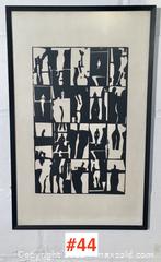 MaxSold Auction: MCM ART PRINT by Nancy Train (Smith) signed &#38; dated 1971 - Toronto (Ontario, Canada) PARTNER MANAGED Estate Sale Online Auction - Industrial Street