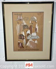 MaxSold Auction: original 1913 FRENCH FASHION PRINT by  - Toronto (Ontario, Canada) PARTNER MANAGED Estate Sale Online Auction - Industrial Street