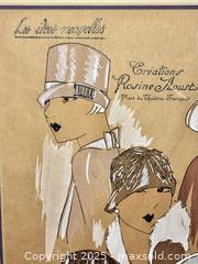 MaxSold Auction: original 1913 FRENCH FASHION PRINT by  - Toronto (Ontario, Canada) PARTNER MANAGED Estate Sale Online Auction - Industrial Street