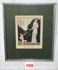 MaxSold Auction: original 1913 FRENCH FASHION PRINT by A.E. Marty - Toronto (Ontario, Canada) PARTNER MANAGED Estate Sale Online Auction - Industrial Street