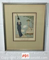 MaxSold Auction: original 1913 FRENCH FASHION PRINT by G. Barbier - Toronto (Ontario, Canada) PARTNER MANAGED Estate Sale Online Auction - Industrial Street