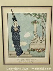 MaxSold Auction: original 1913 FRENCH FASHION PRINT by G. Barbier - Toronto (Ontario, Canada) PARTNER MANAGED Estate Sale Online Auction - Industrial Street