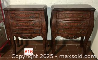 MaxSold Auction: pair LOUIS XV (style) NIGHTSTANDS - Toronto (Ontario, Canada) PARTNER MANAGED Estate Sale Online Auction - Industrial Street