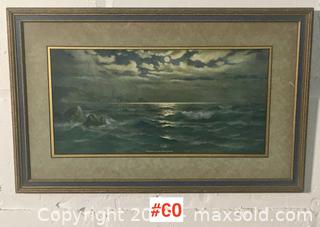 MaxSold Auction: vintage 1930s PRINT &#34;MOONLIGHT on SAN FRANCISCO BAY&#34; - Toronto (Ontario, Canada) PARTNER MANAGED Estate Sale Online Auction - Industrial Street