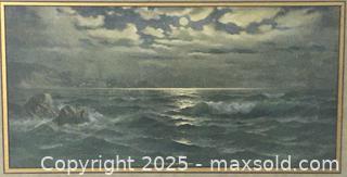 MaxSold Auction: vintage 1930s PRINT &#34;MOONLIGHT on SAN FRANCISCO BAY&#34; - Toronto (Ontario, Canada) PARTNER MANAGED Estate Sale Online Auction - Industrial Street