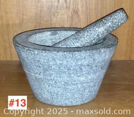 MaxSold Auction: vintage GRANITE MORTAR & PESTLE - Toronto (Ontario, Canada) PARTNER MANAGED Estate Sale Online Auction - Industrial Street