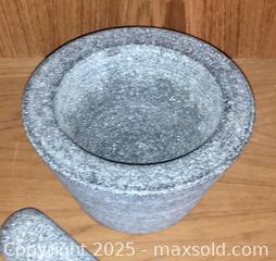MaxSold Auction: vintage GRANITE MORTAR & PESTLE - Toronto (Ontario, Canada) PARTNER MANAGED Estate Sale Online Auction - Industrial Street