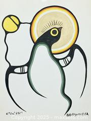 MaxSold Auction: vintage INDIGENOUS PRINT - "Drummer Spirit" by Doug KakeKagumick 1982 (unframed) - Toronto (Ontario, Canada) PARTNER MANAGED Estate Sale Online Auction - Industrial Street