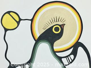 MaxSold Auction: vintage INDIGENOUS PRINT - "Drummer Spirit" by Doug KakeKagumick 1982 (unframed) - Toronto (Ontario, Canada) PARTNER MANAGED Estate Sale Online Auction - Industrial Street