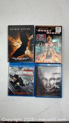 MaxSold Auction: 4 movies, Batman Begins, Ghost Rider 2 Disc Extended Cut, Mission: Impossible, Star Trek - Dundee Township (Illinois, USA) SELLER MANAGED Reseller Online Auction - Airport Road