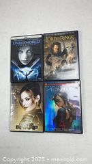 MaxSold Auction: 4 movies, Underworld Evolution, LoTR Return of the King, Razor Sharp, Aeonflux - Dundee Township (Illinois, USA) SELLER MANAGED Reseller Online Auction - Airport Road
