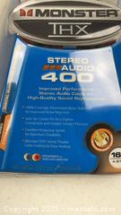 MaxSold Auction: Monster THX Stereo Audio 400 Cable - Dundee Township (Illinois, USA) SELLER MANAGED Reseller Online Auction - Airport Road