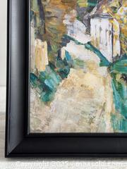 MaxSold Auction: Vintage Frame with Art Print - Watercolour Landscape Print in Plastic Black Vintage Frame - Kingston (Ontario, Canada) SELLER MANAGED Downsizing Online Auction - Bishop Street