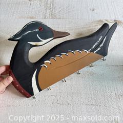 MaxSold Auction: Vintage Wood Duck Decoy Key Hook Wall Hanging - Painted Duck Key Hook - Kingston (Ontario, Canada) SELLER MANAGED Downsizing Online Auction - Bishop Street