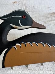 MaxSold Auction: Vintage Wood Duck Decoy Key Hook Wall Hanging - Painted Duck Key Hook - Kingston (Ontario, Canada) SELLER MANAGED Downsizing Online Auction - Bishop Street